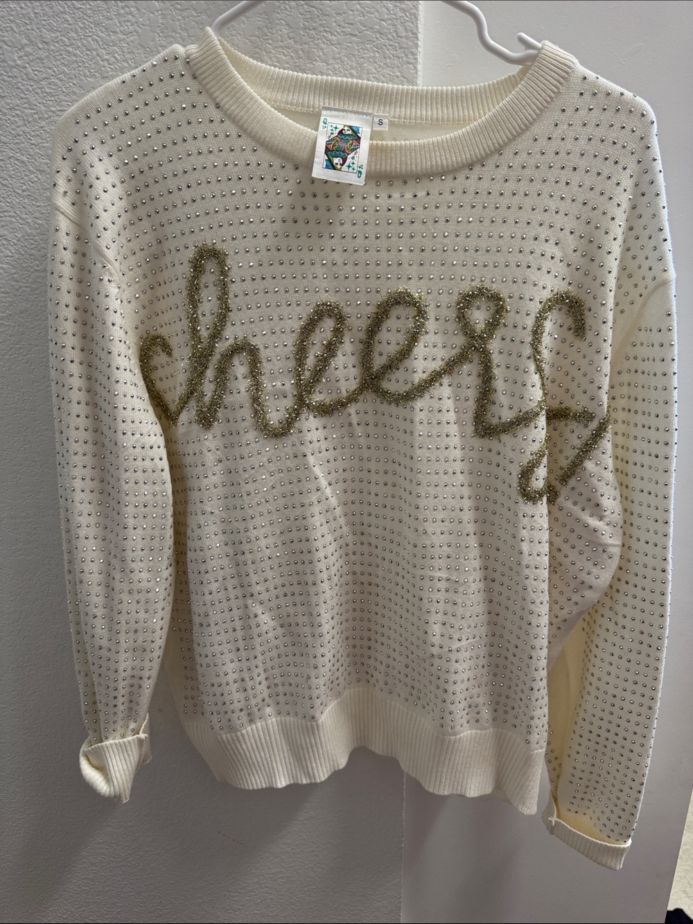 Queen of Sparkles CHEER sweater